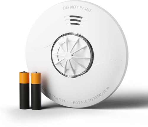 Ruan Heat Alarm Wireless Interlinked Heat Detector With 10 Years Life Heat Alarm for Kitchen Conforms to BS 5446 CE Certified Standard