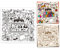 GLOBLELAND „Happy Birthday“ Dekorationselemente Klare Stempel Zum Gestalten von Karten Geburtstagsstimmung Klare Stempelsiegel 5.91x5.91 Zoll Transparente Stempel Für DIY Scrapbooking Fotoalbum
