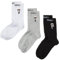 Karl Lagerfeld B.V Ikon Socks (3 Pack) Lot de Chaussettes, Noir/Blanc/Gris, 39 Hommes