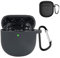 KANOYO Silikon Hülle für Bose QuietComfort Ultra/Bose QuietComfort Earbuds II Hülle Kopfhörer Case und Schutzhülle Kompatibel Ultra Silikon Cover,Stoßfeste Schutzhülle,Kratzfest - Schwarz