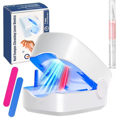 LOZLTX 2024 NEW Nail Fungus Laser Device & Cuticle Oil Pen 【21-day Fast-acting】【 SGS Certified-Industry No.1 Laser Treatment】Fungal Nail Treatment for Toenail Fungus, 940nm Infrared 500nm Blue Light