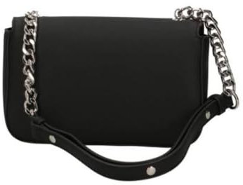 Love Moschino BORSA PU GRS NERO+GALV.NIKEL