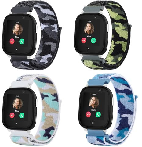 VELULYX Kinder Nylonarmband für Xplora X6, XPLORA Kinder Smartwatch für Mädchen und Jungen, Ersatzarmbänder für Xplora X6 Play