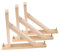 Angoily 3stücke Wandhalterungen Aus Holz Dreieckige Regalträger Für Regale Dekoration Und Lichtmontage Multifunktionale Elegante Holzstützen Für Jeden Wohnraum