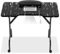 FIVMEN Table à ongles pliable avec aspiration - Table de manucure - Table de manucure avec aspiration de poussière et 4 roues - Pour la maison, les salons de manucure et de beauté - Noir