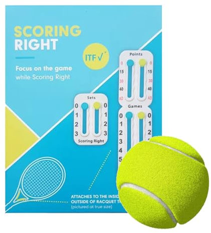 Tennis-Score-Zähler, Punkt-Tracking-Schläger-Score-Keeper, starker Klebepunkt-Tracking-Marker, tragbare Tennisausrüstung, Punktaufnahme, einfach zu montieren