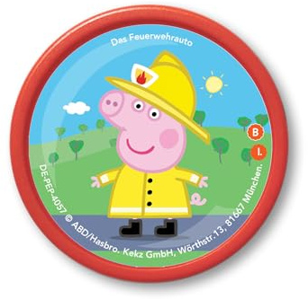 Kekz Audiochip: Peppa Pig - Kekz 1: Das Feuerwehrauto | Für Kekzhörer, Hörspiel für Kinder ab 3 Jahren, Spielzeit ca. 32 min