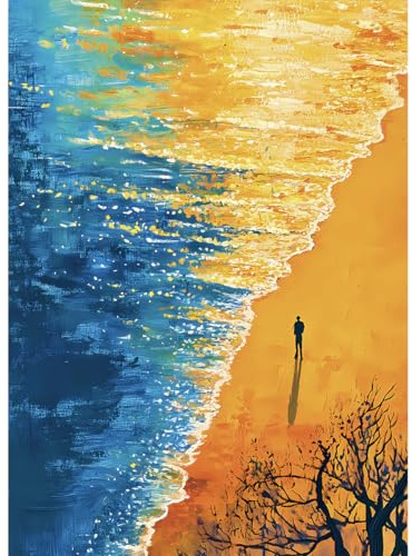 HUADADA 500 Puzzle Erwachsene, Klassische Puzzles-Sonnenuntergangsstrand -Puzzlespiele für Die Ganze Familie für Frauen Geschenke für Männer