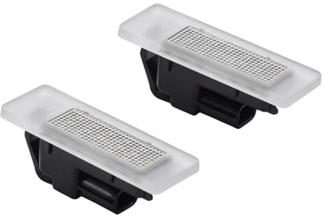 Yoegerery 2 Stück Kennzeichenleuchte Rücklicht für Renault Megane 4 Scenic Twingo Kangoo Koleos MK2 Clio IV V Logan Sandero Dacia Duster hintere Nummernschildleuchte Lampen