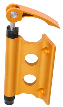 BCOATH Bike Fork Mount Holder Alloy Front Wheel Block with Quick Release Skewer for Outdoor Travel Mounts Vertically Horizontally Trucks Trailers and Custom Racks Heavy Duty Bike Fork