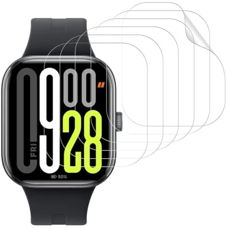 Stejnhge 5pcs hidrogel Protector pantalla para Xiaomi Redmi Watch 6 | Smartwatch Película tpu de protección, transparente flexible de alta definición
