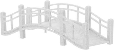 YARNOW Miniatur Gartenbrücke aus Wasserdichtem Material Kleine Bogenbrücke für Aquarium Puppenhaus und Mikrolandschaft Vintage Dekor für Bonsai und Sandkasten