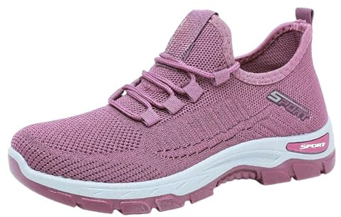 Scarpe Ortopediche Donna Pianta Larga Sneakers Comode Ginnastica Scarpe Traspiranti Estive Sportive Sneakers Lacci da Corsa Leggere Antiscivolo
