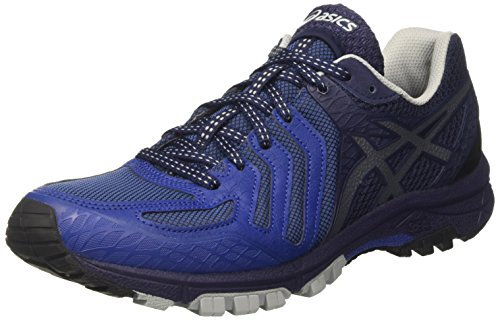 Asics Herren Gel-FujiAttack 5 Gymnastikschuhe, Blau (Limoges/Black/Peacoat)