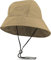 Südwester Regenmütze Regenhut mit Netzfutter, Kordelzug und reflektierendem Element - 100% wasserdicht Farbe Beige Größe 3XL/65