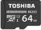 Toshiba M203 Scheda di Memoria microSDXC 64GB - 100MB/s - Classe 10 - U1 + Adattatore