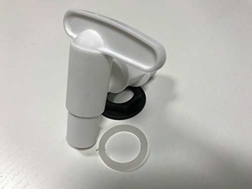 1X GRAF Auslaufhahn 19 mm (3/4) mit Dichtung und Mutter für Regentonne Fässer Regentonnen Regenfässer Fässer usw.