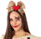 Atosa Haarreif Voodoo-Puppe, Erwachsene, Braun, Einheitsgröße