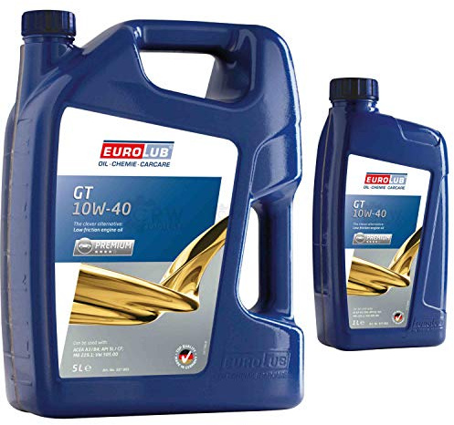 6 Liter Original Motoröl EUROLUB GT SAE 10W-40 Motorenöl Engine Oil