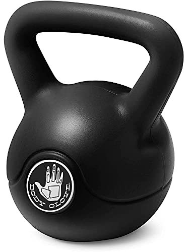 Body Glove, Kettlebell Gewichte, Easy Grip Gewichte für Ganzkörper-Fitness-Training, 2,3 kg (schwarz)