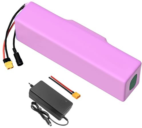 With charger 21 Ah 7S6P 24 V battery, e-bike, e-bike, lithium-ion adaptable, 260 x 70 x 70 mm battery