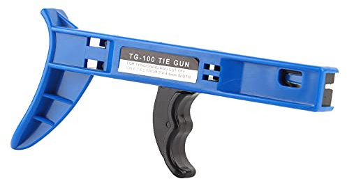 Pistola per Fascette Serracavi, Strumento per Fascette Serracavi, Pistola per Fascette con Zip a Filo con Manico in Plastica per Fascette in Nylon 2,4-5,0 Mm / 0,1~0,2 Pollici