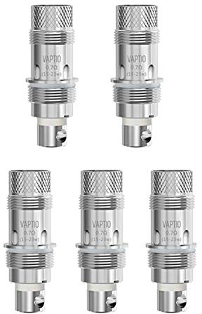 VAPTIO BOBINA Cosmo C2 0.7ohm para Cosmo Kit/Leno kit Vape Pen Kit de inicio de cigarrillo electrónico Vape, Sin líquido E Sin nicotina (c2)