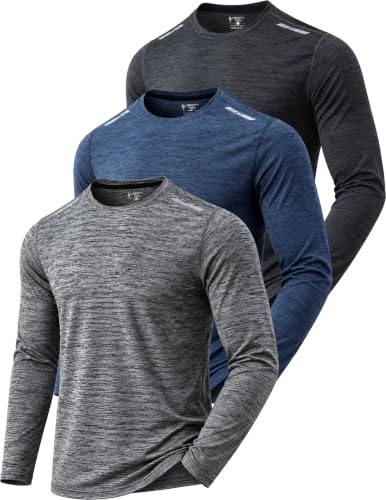 Liberty Imports Herren Sportliches Langarm-t-Shirt mit Daumenlöchern T-Shirt