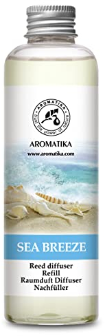 Raumduft Diffuser Nachfüller Meeresbrise 200ml - Nachfüller für Duftdiffusor - Reed Diffuser Refill - Raumbeduftung - Zimmerduft - Diffuser Nachfüllen - Raumluft