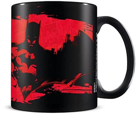 Pyramid International Batman (Red) Black Mug - 10Oz / 315Ml Ceramic Mug - One Size