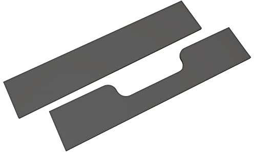 Lomadox Umbauseiten 2er Set für Kinderbett in Grau, B/H/T: ca. 140/27/2 cm