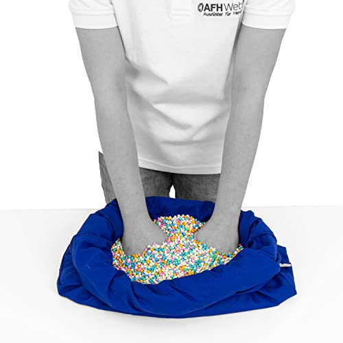 AFH Sensorik Cotton Bag mit Stone Beans Set zur Wärmeanwendung Kälteanwendung Handmassage Fingermassage (klein) | Alternative zu Raps