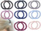 ZoeTekway 16 Stück Mehrfarbiger Geflochtene Haargummis Mädchen Zopfgummi Baumwolle Haargummi Scrunchie für Dickes und Lockiges Haar