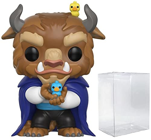 POP Disney: La Bella y la Bestia - Figura de vinilo Funko de Winter Beast (incluye funda protectora de caja compatible), multicolor, 3.75 pulgadas