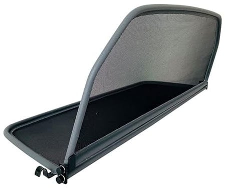 PureWind Windschott kompatibel mit Mercedes SL R107 W107 Baujahr 1971-1989 (Grau) – Windschott Universal mit Anbaumaterial ohne Tasche