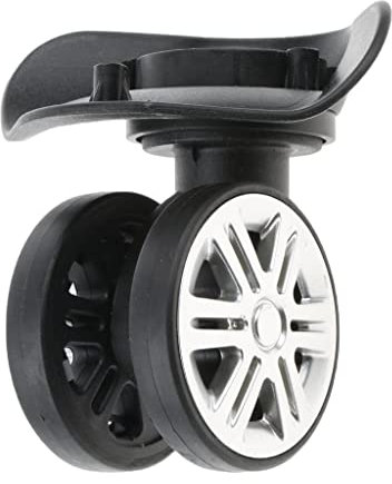 1 Paar A09 Koffer-Gepäckrollen Dämpfer Dual Roller Rollen für Reisekoffer, Typ 1