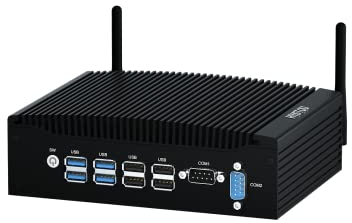 HYSTOU Lüfterloser Industrie Mini PC i5 8260U, 16GB RAM DDR4 512GB SSD, 4K Doppel Display, Vesa Halterung, Dual Gigabit LAN, Ubuntu/Linux Windows 11 Pro