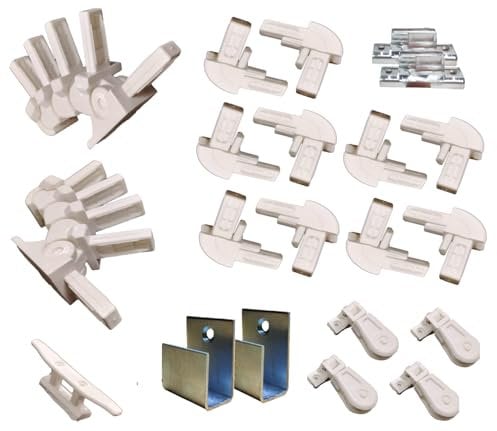 Kit tenda da sole cappottina a 5 raggi set completo 21 pezzi ricambi accessori