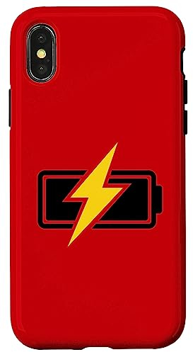 Miftees Hülle für iPhone X/XS Akku-Ladung, Stoßstange, Polycarbonat, TPU, Batterie Case, Kabelloses Laden, Energie, Erwachsener