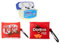 XMBYGY - Funda protectora de silicona para Airpods 3ª generación (2022), con bonito diseño de piel divertida, con llavero (Pizza+Kitkat+Doritos)