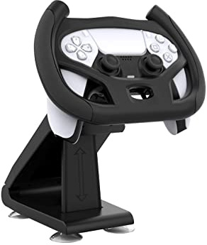 Courses au volant multiaxes Support de poignée de jeu pour PS5 Jeu de conduite Volant de course Ensemble de manettes Support de fixation pour Playstation 5 accessoires de jeux
