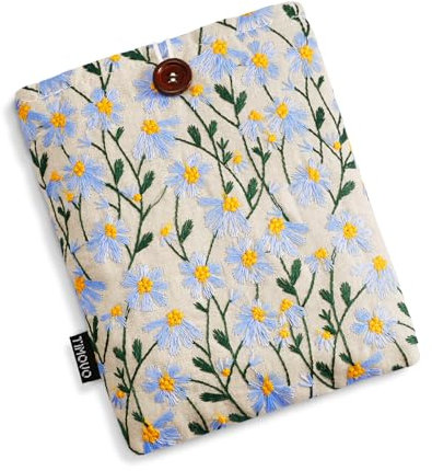 TiMOVO Custodia per 7 Kindle Paperwhite e Kindle Colorsoft Signature Edition (Uscita 2024), Custodia Protettiva per 6-7 Pollici Kindle E-Reader, Margherita Blu