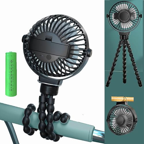 Najia Symbol Compact and Versatile Mini Portable Fan, Suitable for Strollers, 18650 Battery Powered and USB Rechargeable, Ideal for Outdoor Use