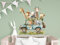 wolga-kreativ Wandtattoo Wandsticker Kinderzimmer Aufkleber Wandbild Safari Tiere Auto Wanddeko Set Kinder- Spiel- Baby- Junge-n Zimmer