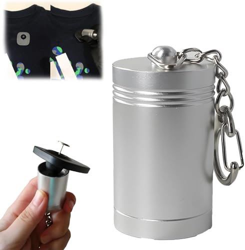 Powerful Deactivator Magnetizer, Heavy-Duty Neodymium Magnet, Magnetic Stud Finder,Powerful Magnet for Removing Clothing Tags, Quick Release (Silver)
