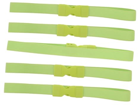 OFFSCH 5pcs Elastic Trash Bag Fixing Bands for Garbage Can Non- Bands Buckle for Home Office Hotel Use Compatible Circumference Bins