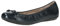 CAPRICE Damen Ballerinas aus Leder mit Lack, Blau (Ocean Comb), 36 EU