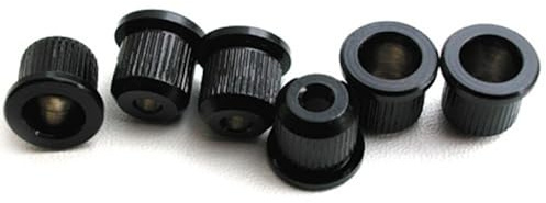 Göldo Saitenbuchsen 8mm 6er Set, Schwarz - Gitarren Ersatzteil