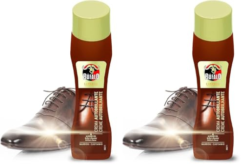 Bufalo Aplicador Express Crema Autobrillante, Marrón - 50 Ml (Paquete de 2)