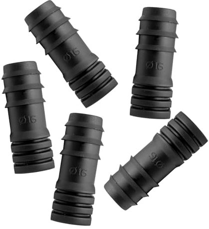 13mm Irrigation Pipe Plug Connector Stop End Cap Barbed End for Watering System, Drip Irrigation, Leak-Free Hose & Tube Closure stopper Blocker (10, Black)